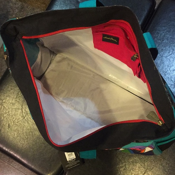 Laurel Burch Cat’s Eyes Large Canvas Tote.18284 - Picture 2 of 5